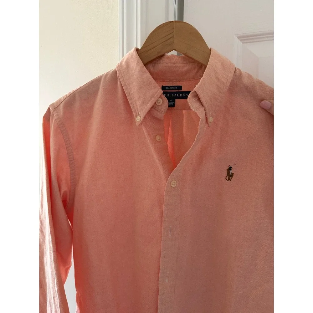 Ralph‎ Lauren Boys Classic Button Down Cotton Shirt